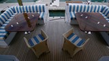 Custom Expedition yacht Diverse Paine aft deck